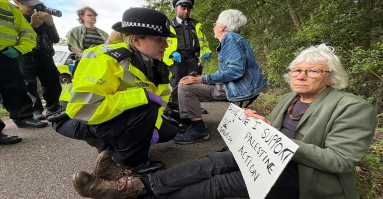 In Britain, resisting a genocide is now treated as terrorism
