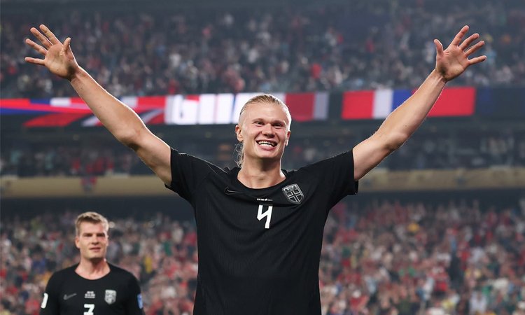 Two-goal Haaland fires Norway into World Cup last 32