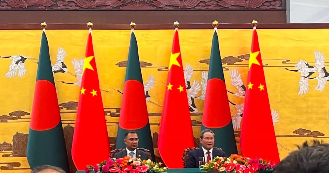 PM Tarique, Li Qiang hold bilateral talks in Beijing