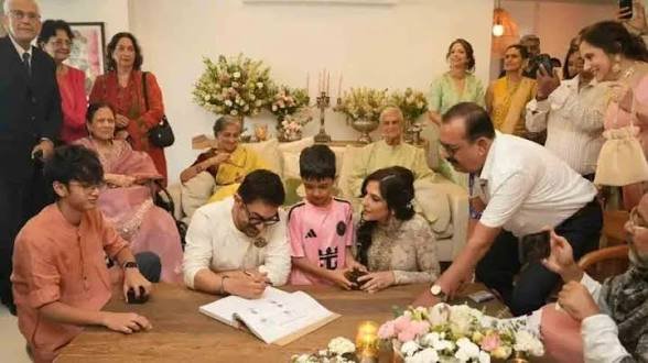 Aamir Khan marries longtime partner Gauri Spratt