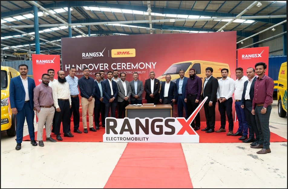 RangsX delivers 18 electric Cargo Vans to DHL Express Bangladesh