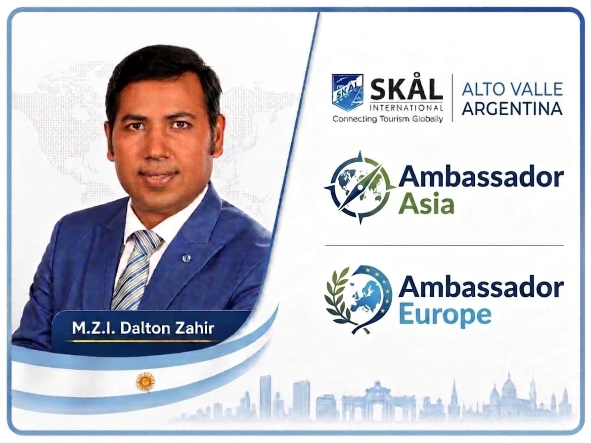 Dalton Zahir made Global Ambassador of Skål Intl., Argentina