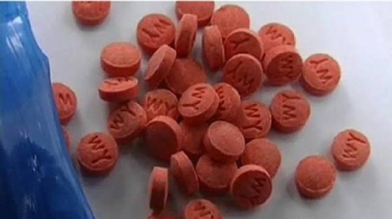 Two drug dealers held with 11,800 yaba in city