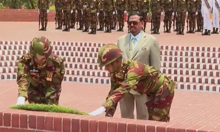 Acting President pays homage at National Memorial