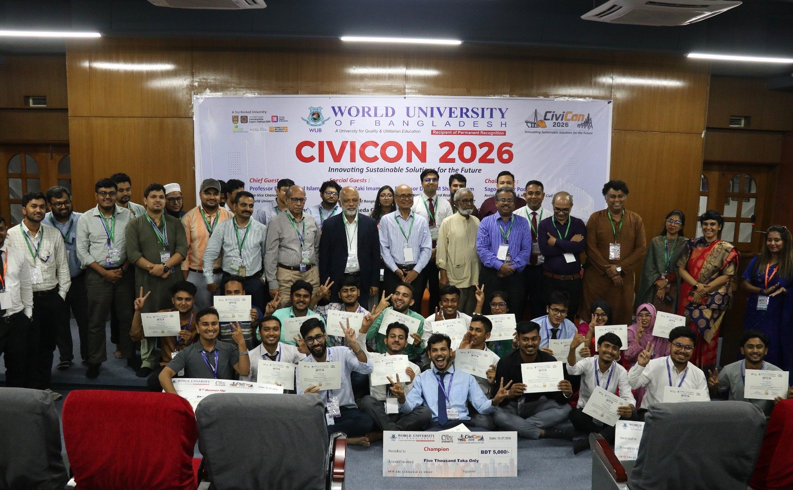 WUB holds CiviCon 2026 on Sustainable Engineering Solutions
