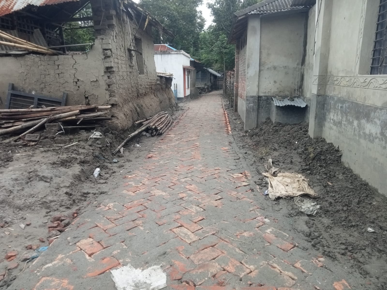 Wife’s savings repair 56-year-neglected road