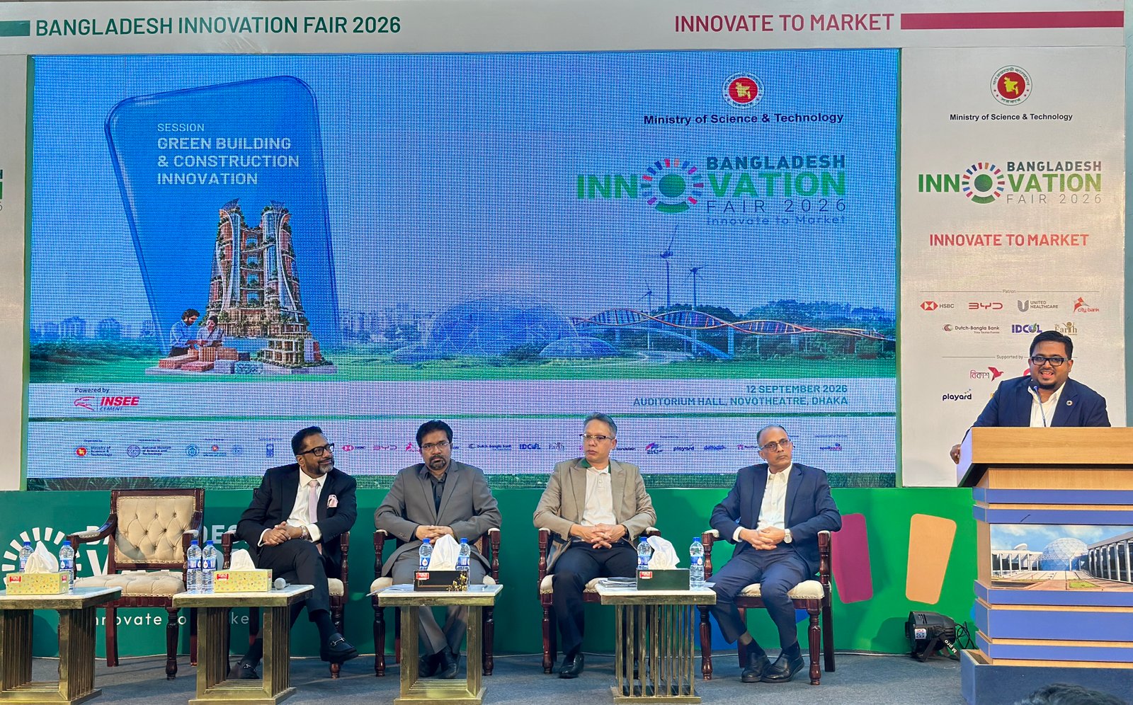 UNOPS highlights green building and climate-resilient construction at Bangladesh Innovation Fair-26