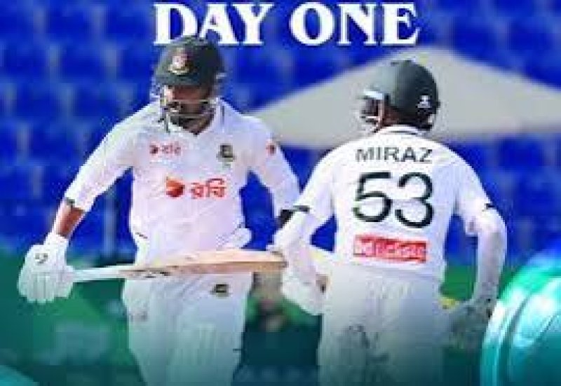 Bangladesh squander flying start, reach 317-8 on Day 1