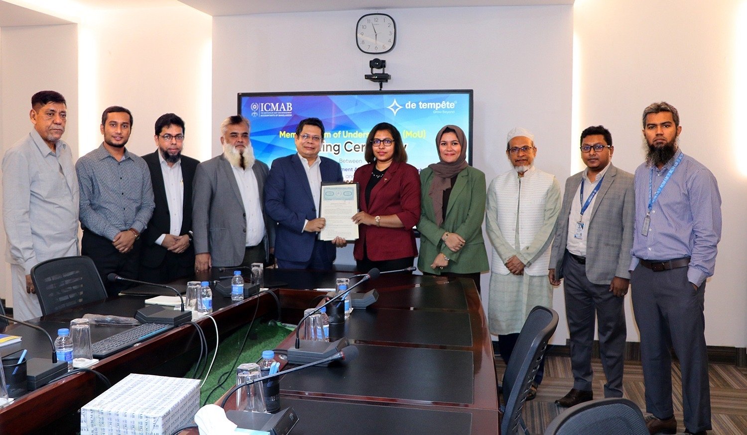 ICMAB and de tempête partner to open gulf career pathways for Bangladeshi accountants