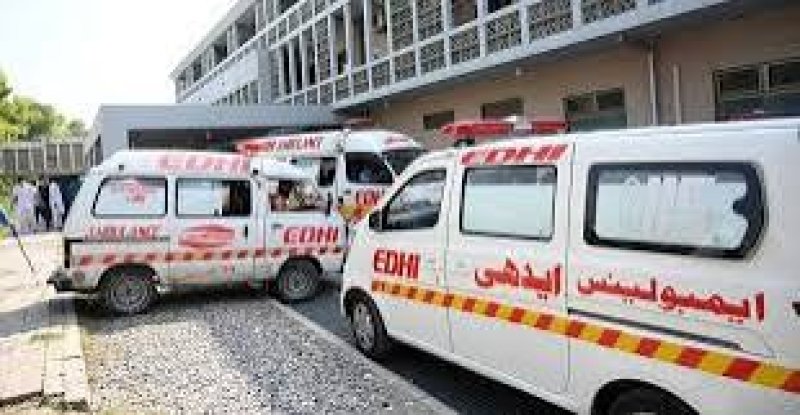 Oxygen cylinder blast inside ambulance kills at least 10 in Pakistan